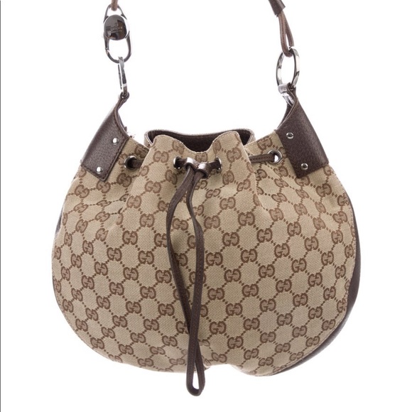 Gucci GG Canvas Drawstring Bag - Picture 2 of 6